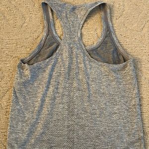 LuLuLemon razor back tank top - gray